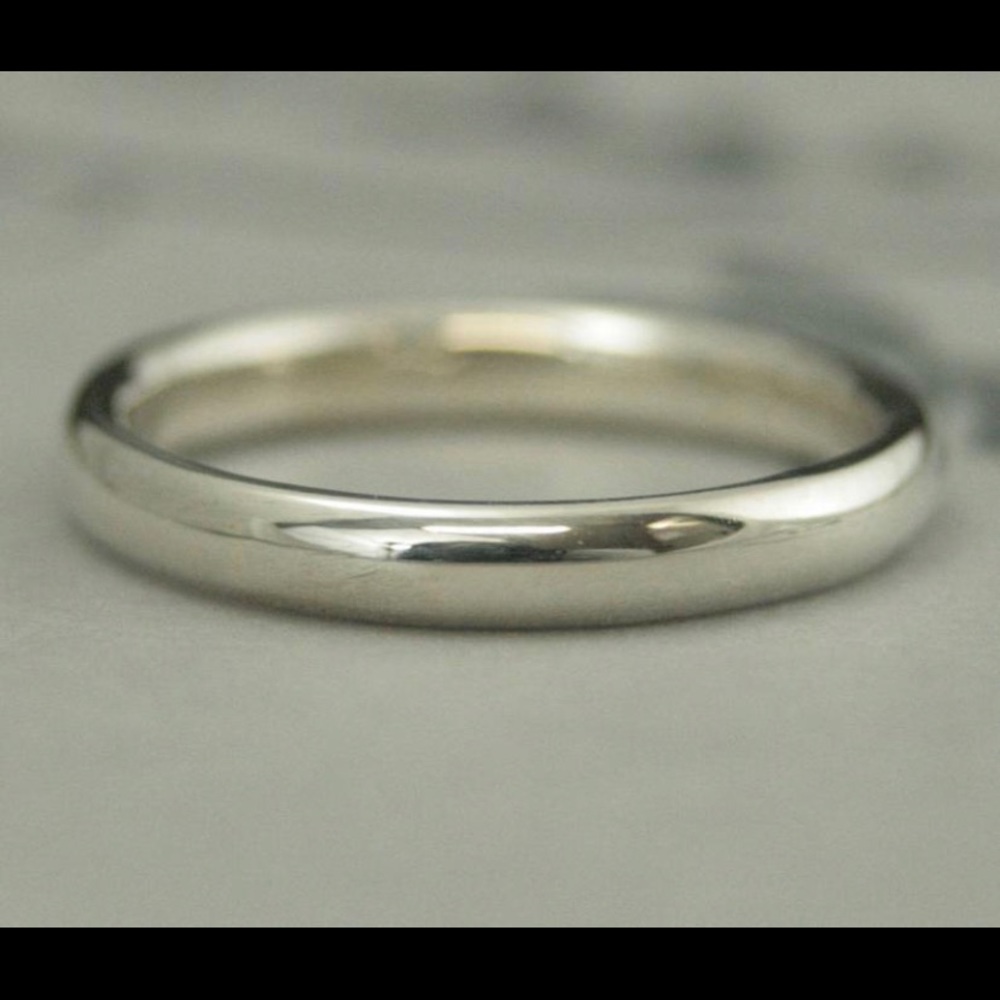 Sterling silver ring (promise ring, wedding band)